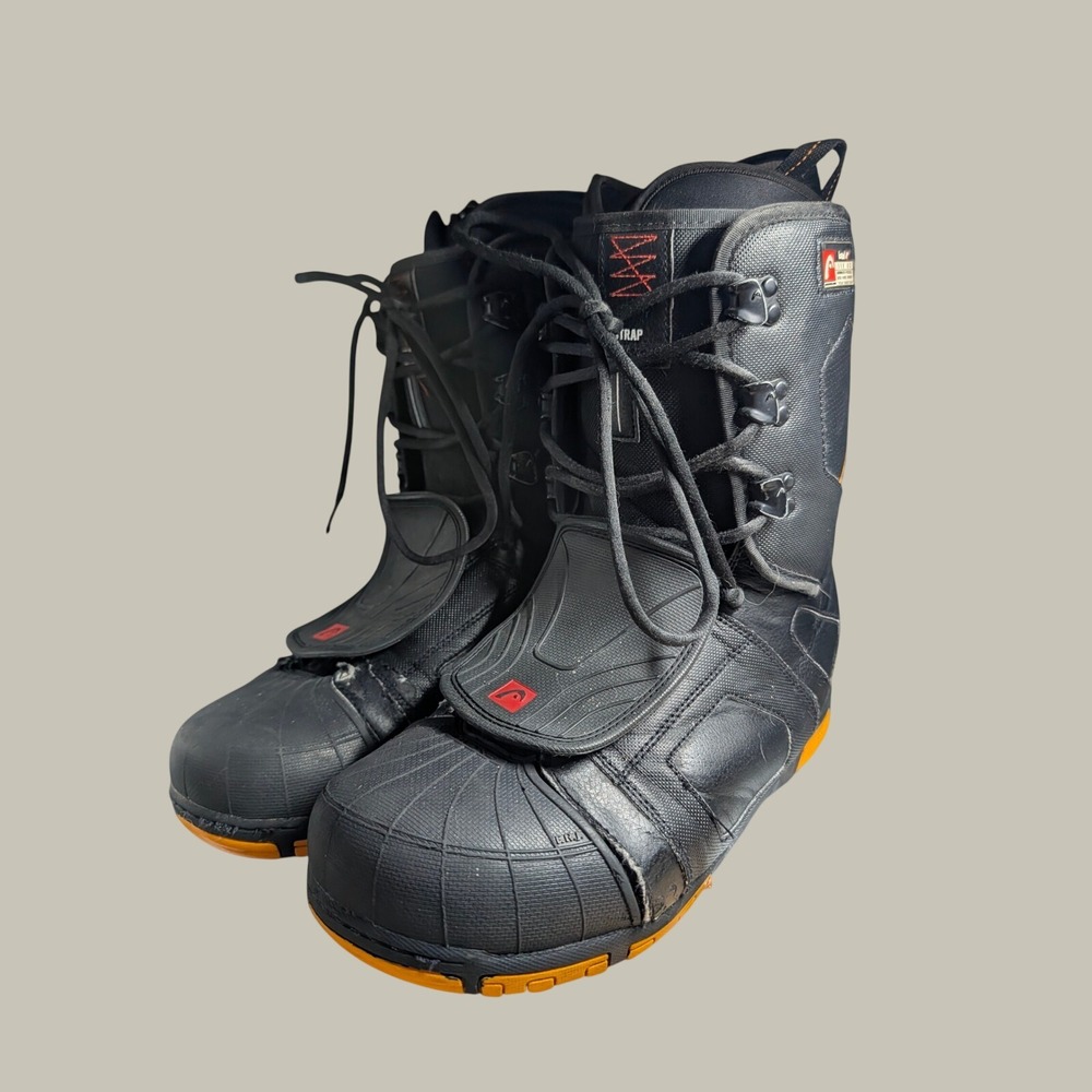 Head 550 RC Snowboard Boots Black Orange Moonwalker R Pro Sole Mens Size 12 300